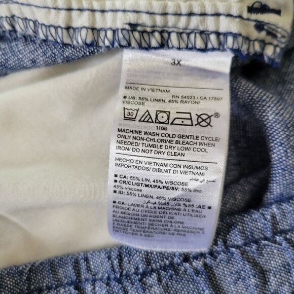 Old Navy Linen Blend Pants (Size 3X) - Picture 3 of 4